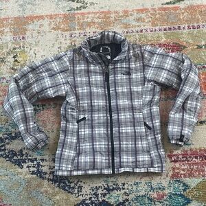 Women's The North Face Plaid Inner Liner Zip Up Jacket